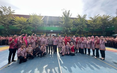 Pelajar SMPN 1 Papar Gelar Ikrar Bersama untuk Kehidupan yang Lebih Baik